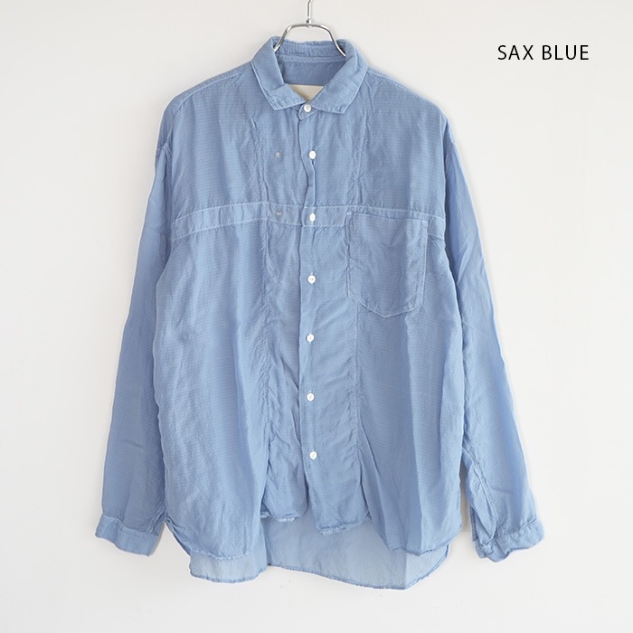 innat09-s02) /INNAT(インアット) /LOOSE BOX SHIRT(ルーズボックス