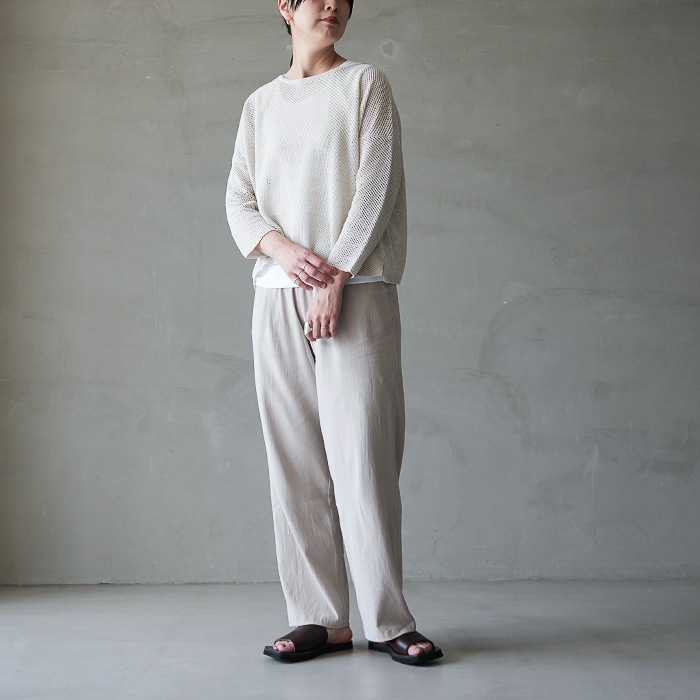 e261t199) / evam eva (エヴァムエヴァ) / cotton wide pants(コットン