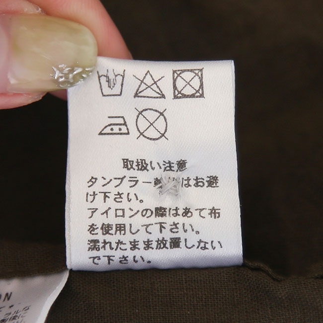 ポジャギ　148×88 オフホワイトリネン　No.177 暖簾タイプ ZEROシャツ コンフォートバンドカラー/オフホワイト | Factelier