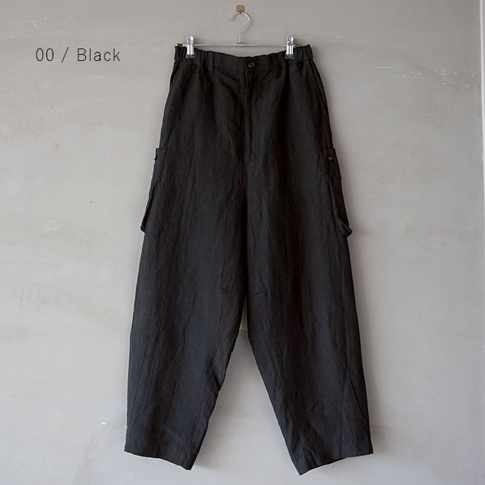 新品タグ付き！Vlas Blomme Cotton Linen カーゴパンツ First Piece】Washed 40/1 Linen カーゴパンツ | ITEM | Vlas