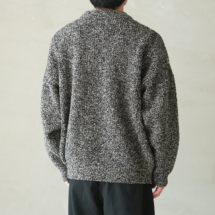 30%OFF】（ysk-25aw-kn12) YASHIKI(ヤシキ) / Shusetsu Boucle Knit