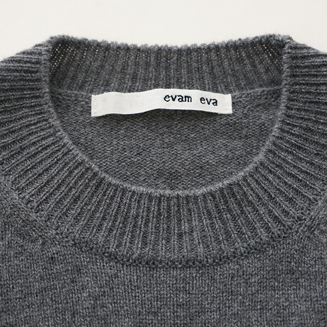 e223k193) / evam eva (エヴァムエヴァ) / wool sable pullover
