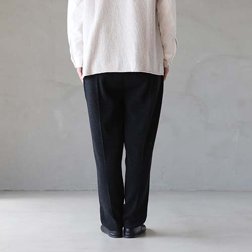 evam eva コットンウールパンツ size2 EVAM EVA(エヴァムエヴァ) コットンパンツ E231T161 アイボリー