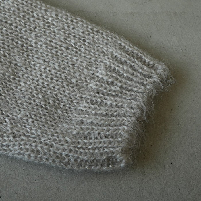 e233k024) / evam eva (エヴァムエヴァ) /mohair silk cardigan(モヘア
