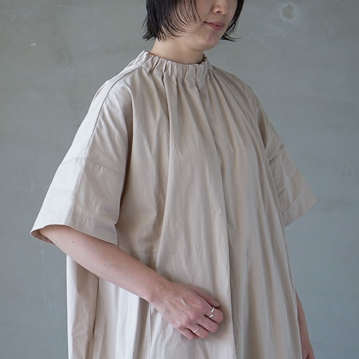 ワンピース Atelier d'antan Krall Cotton Dress Atelier d'antan Krall ｺｯﾄﾝﾄﾞﾚｽ (ｸﾞﾚｰ) | NORTHWEST SELECT