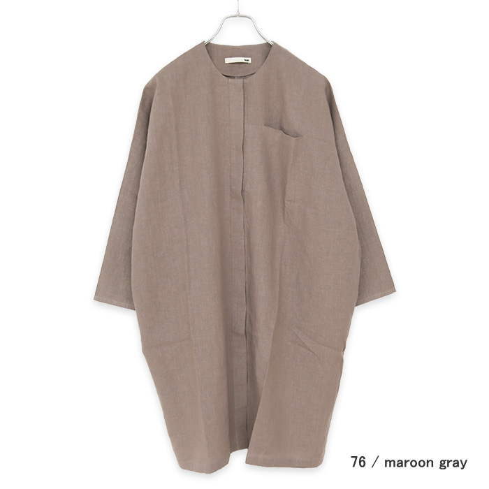 e221t034) / evam eva(エヴァムエヴァ) / water linen tunic