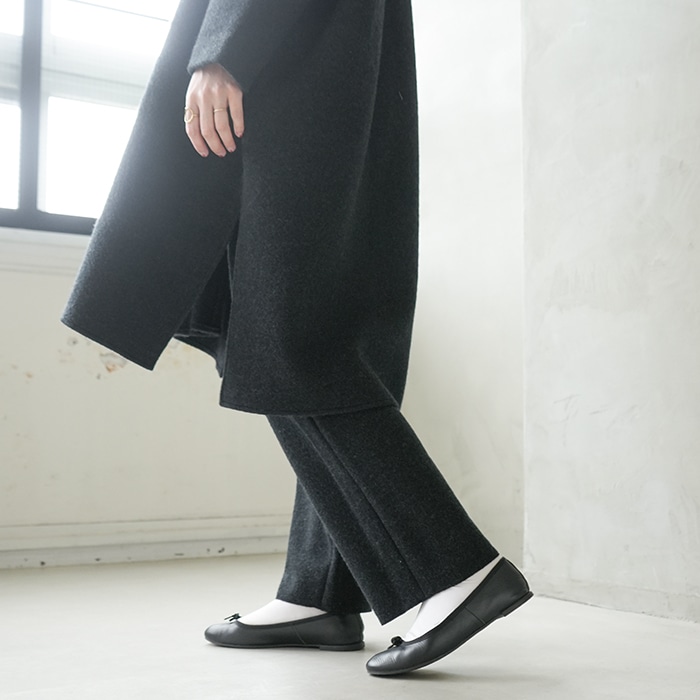 evam eva プレスウールローブコート　E213K117 evam eva エヴァムエヴァ プレスウールローブコート press wool