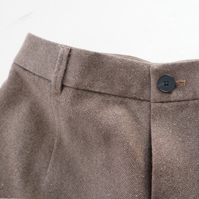 PHLANNÈL Twill Wide Taperred Trousers 2 PHLANNÈL Twill Wide Taperred Trousers 2 - メルカリ