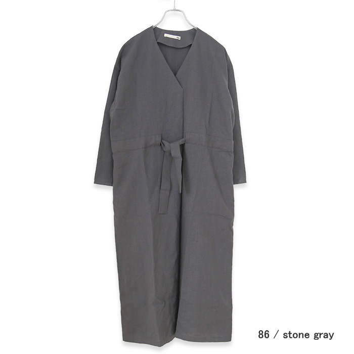 evam eva リネン ワンピース e221t035) / evam eva(エヴァムエヴァ) / water linen one