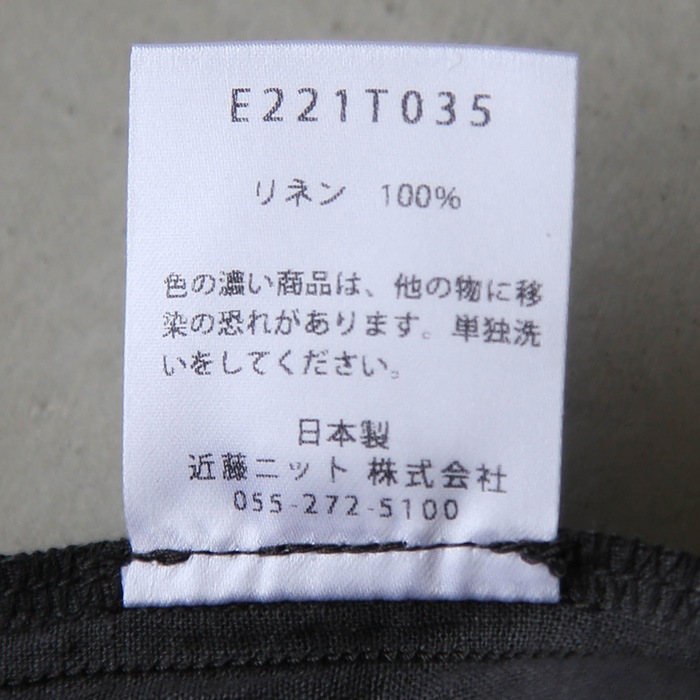 e221t035) / evam eva(エヴァムエヴァ) / water linen one-piecee