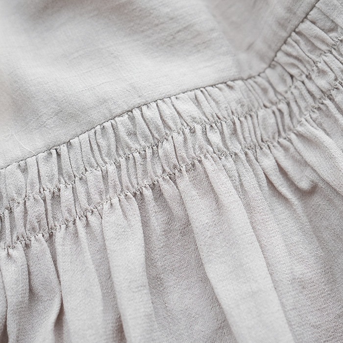 e231t096) / evam eva (エヴァムエヴァ) / shirring one piecer