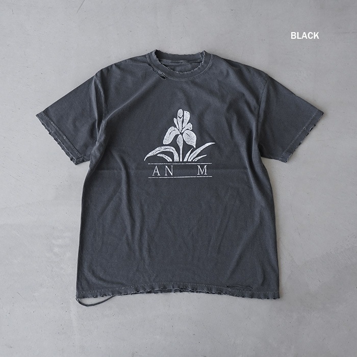 A様】ANCELLM アンセルム ダメージカットソー　 IRIS T-SHIRT ANCELLM アンセルム ダメージカットソー IRIS T-SHIRT