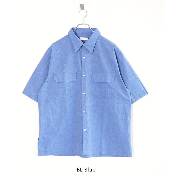 50%OFF】◇(s25sg075) / nanamica(ナナミカ) / END ON END S/S SHIRT