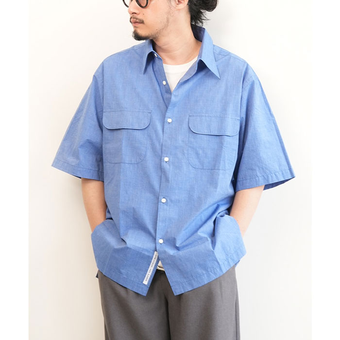 50%OFF】◇(s25sg075) / nanamica(ナナミカ) / END ON END S/S SHIRT