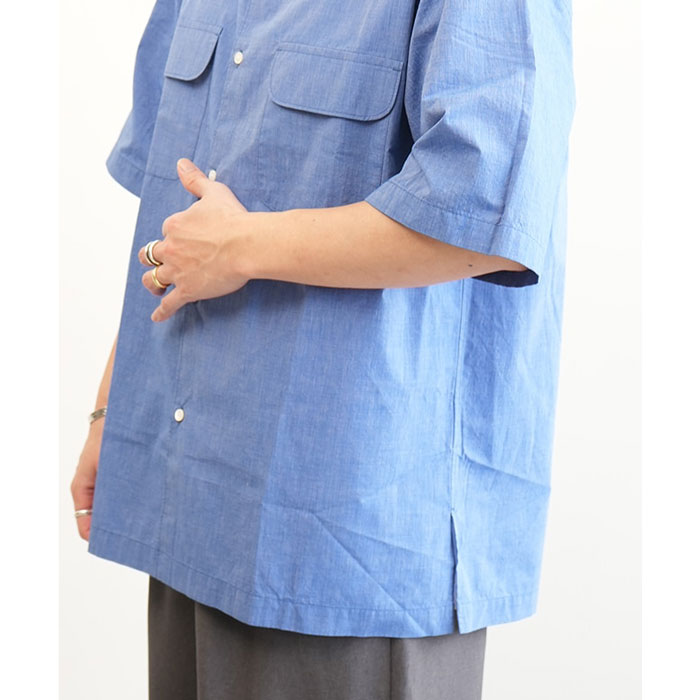 50%OFF】◇(s25sg075) / nanamica(ナナミカ) / END ON END S/S SHIRT