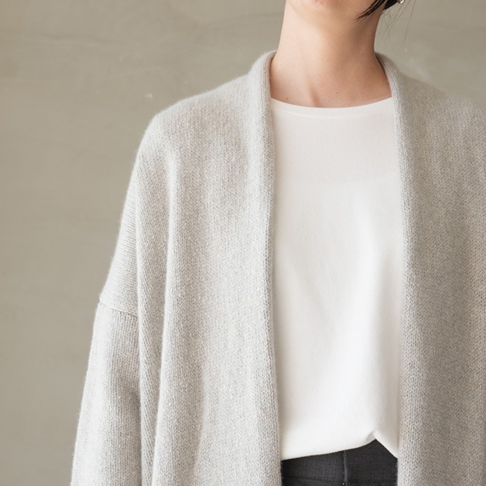 e263k133) / evam eva (エヴァムエヴァ) / cashmere robe(カシミヤ