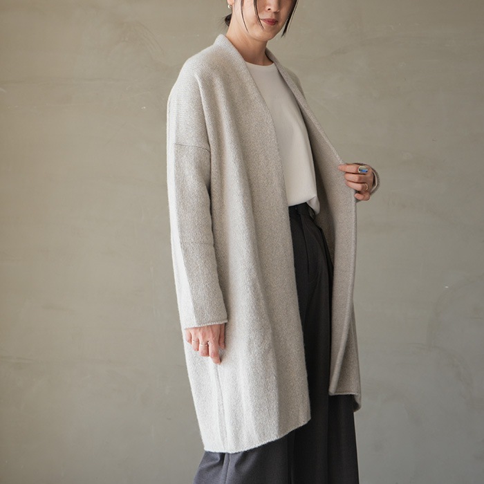 e263k133) / evam eva (エヴァムエヴァ) / cashmere robe(カシミヤ