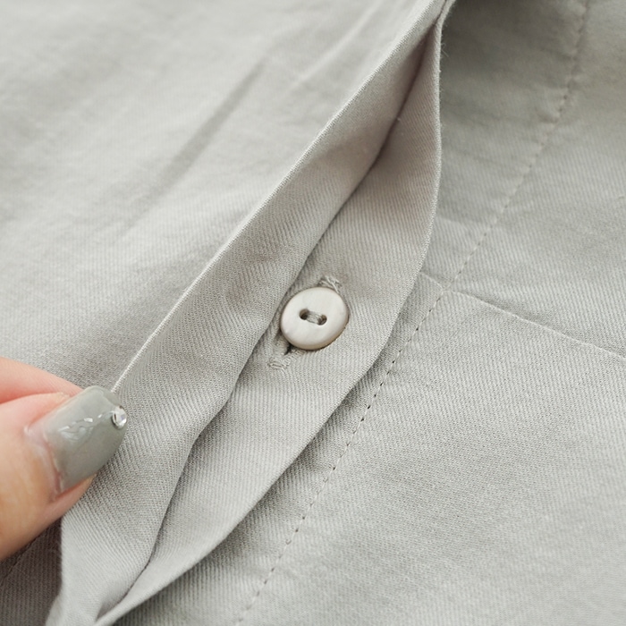 e223t115) / evam eva (エヴァムエヴァ) / cotton silk shirts