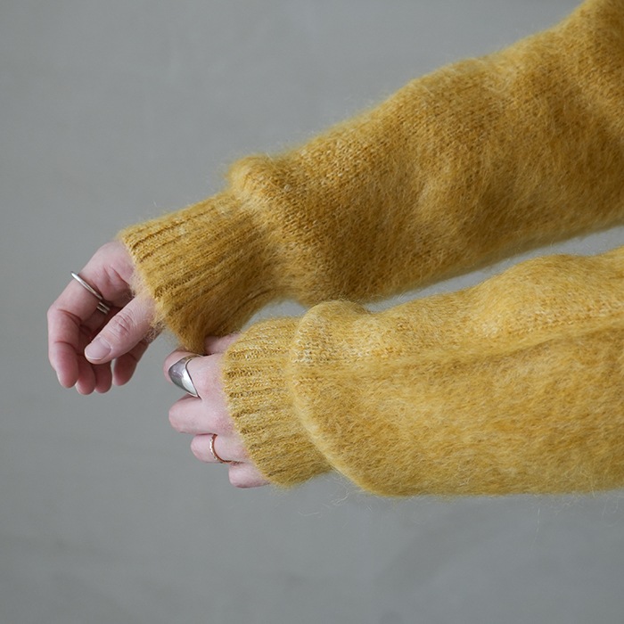 50%OFF】(h2302-k012) / LENO(リノ) / MOHAIR CARDIGAN(モヘア