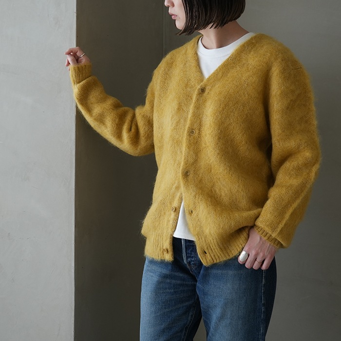50%OFF】(h2302-k012) / LENO(リノ) / MOHAIR CARDIGAN(モヘア