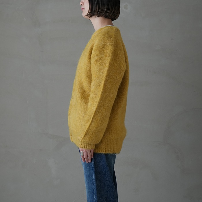 50%OFF】(h2302-k012) / LENO(リノ) / MOHAIR CARDIGAN(モヘア