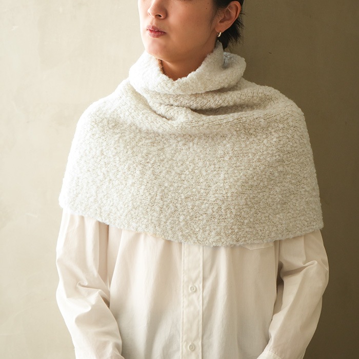 e253g182) / evam eva (エヴァムエヴァ) / alpaca wool snood(アルパカ