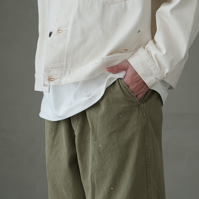 20%OFF】(ys-23ss-46-1)YOKOSAKAMOTO(ヨーコサカモト) /WORK TROUSERS