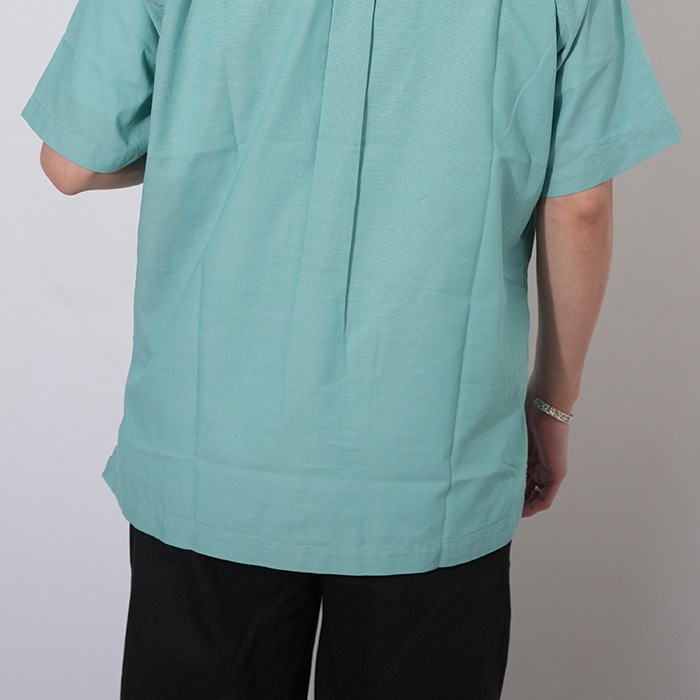 NANAMICA オープンカラー パナマシャツ 半袖 M 美品 nanamica ナナミカ Open Collar Panama S/S Shirt S25SG119
