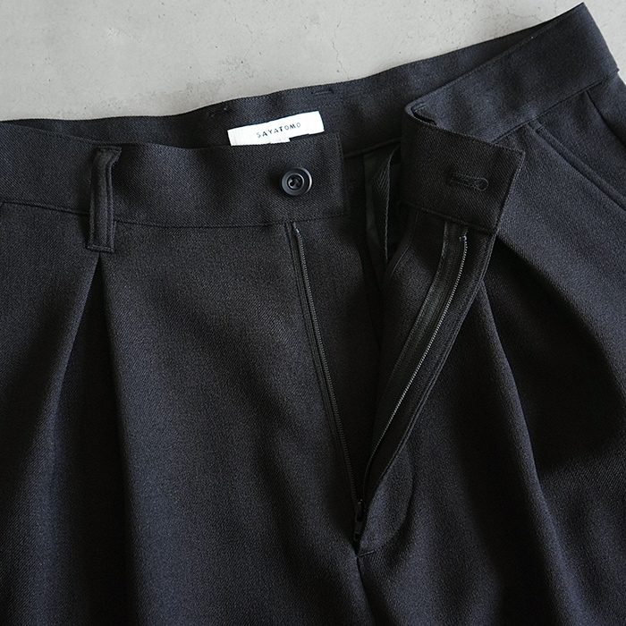 syt-25aw-p01) SAYATOMO(サヤトモ) / 2-Tack Wide Slacks(2タック