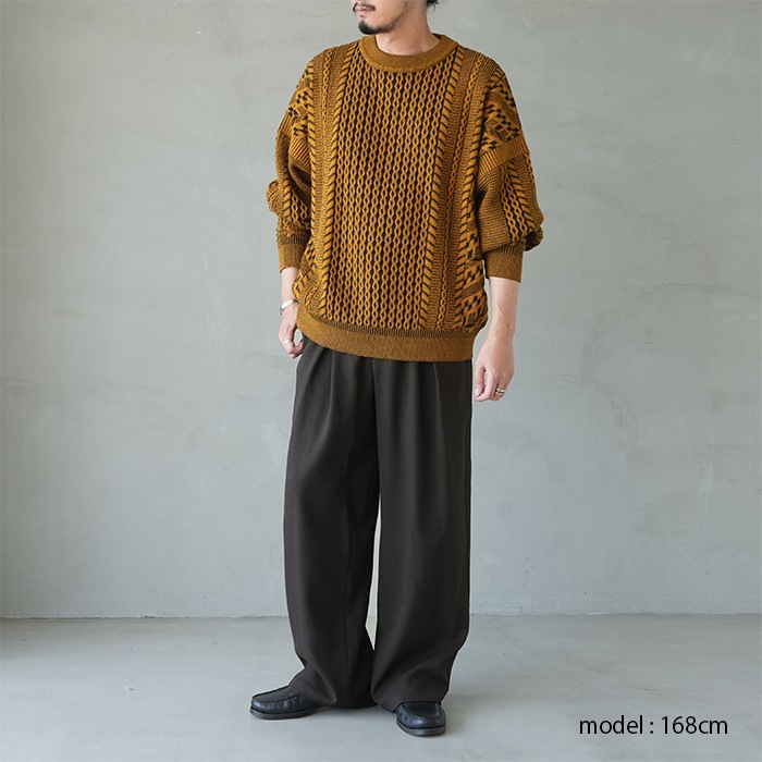syt-25aw-p01) SAYATOMO(サヤトモ) / 2-Tack Wide Slacks(2タック