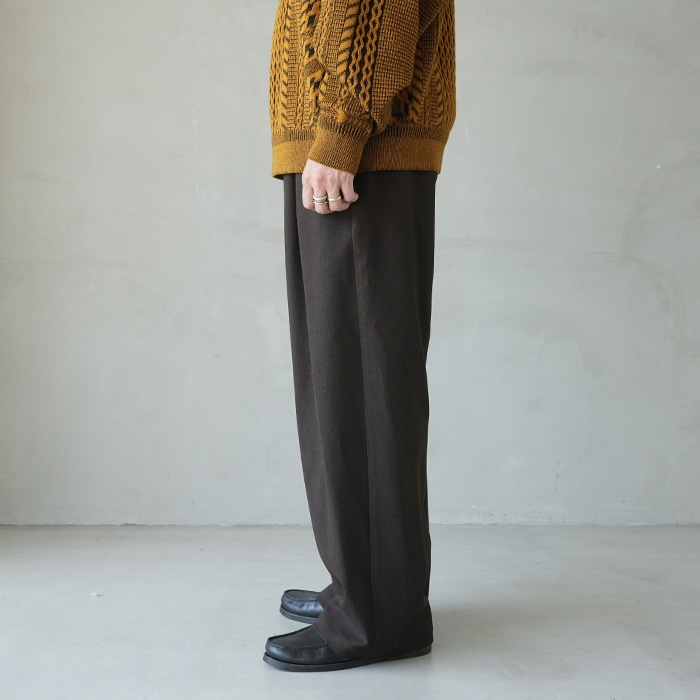 syt-25aw-p01) SAYATOMO(サヤトモ) / 2-Tack Wide Slacks(2タック