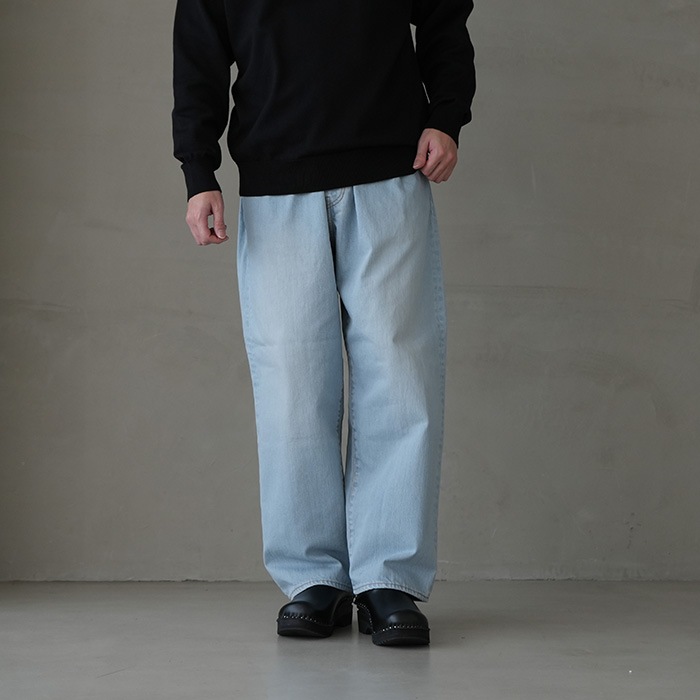 30%OFF】(ys-23ss-44-1)YOKOSAKAMOTO(ヨーコサカモト) /DENIM 5P EASY