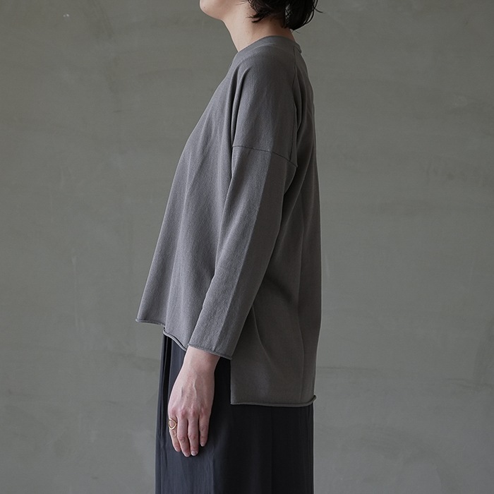 e231k144) / evam eva (エヴァムエヴァ) /high twist cotton