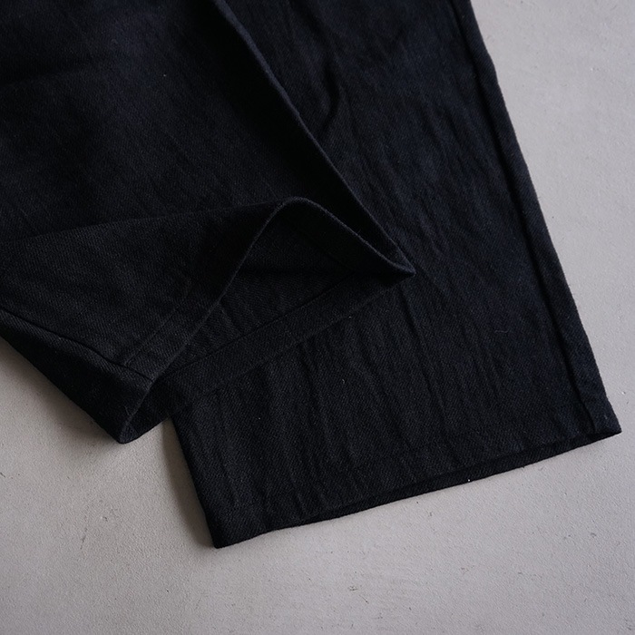 クリーニング済み　evan eva ウールパンツ　ブラック クリーニング済み evan eva ウールパンツ ブラック