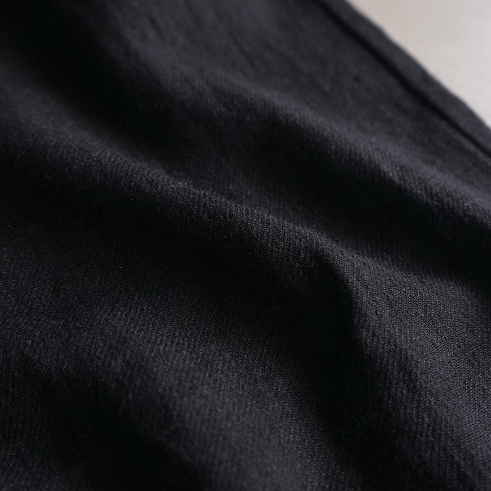 クリーニング済み　evan eva ウールパンツ　ブラック クリーニング済み evan eva ウールパンツ ブラック