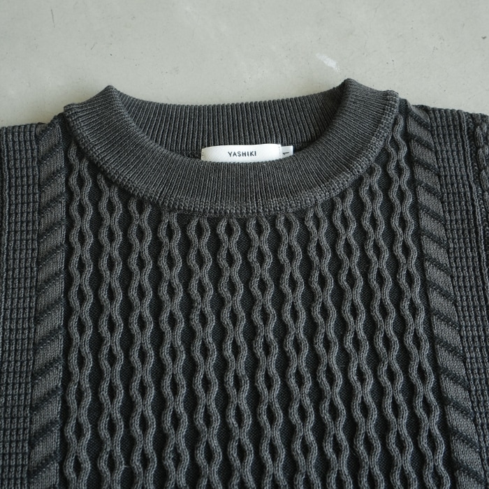 ysk-25aw-kn03) YASHIKI(ヤシキ) / Fubuki Knit (フブキニット