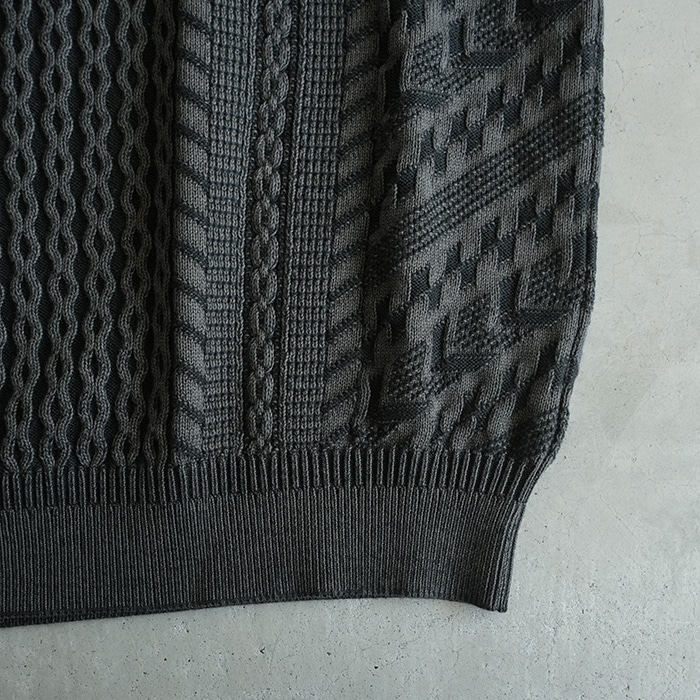 20%OFF】（ysk-25aw-kn03) YASHIKI(ヤシキ) / Fubuki Knit