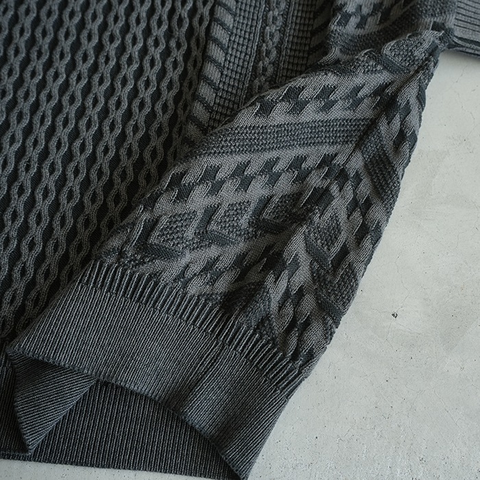 ysk-25aw-kn03) YASHIKI(ヤシキ) / Fubuki Knit (フブキニット