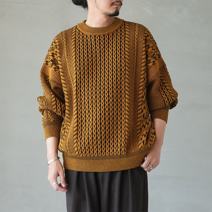 ysk-25aw-kn03) YASHIKI(ヤシキ) / Fubuki Knit (フブキニット