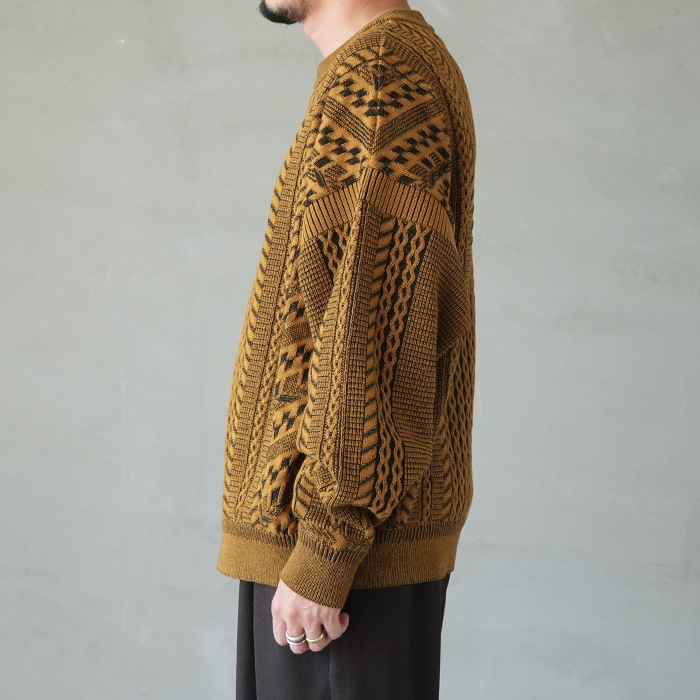 YASHIKI 【18AW】Ibuki Knit サイズ1 ysk-25aw-kn03) YASHIKI(ヤシキ) &frasl; Fubuki Knit (フブキニット