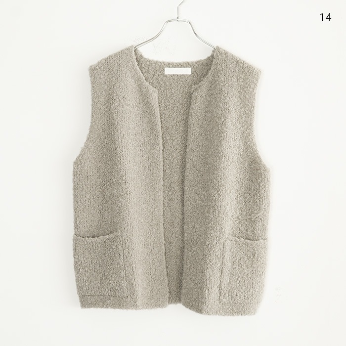 e253k180) / evam eva (エヴァムエヴァ) / alpaca wool vest(アルパカ