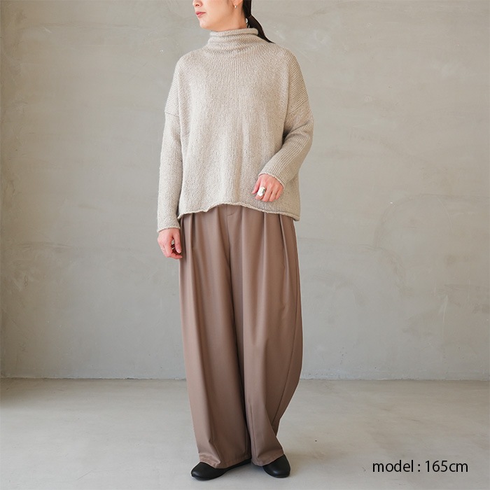 e253k220) / evam eva (エヴァムエヴァ) /low gauge turtleneck