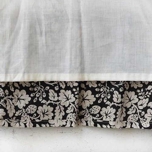 R&D.M.Co ワイルドベリー柄ギャザースカート R&D.M.Co- (オールドマンズテーラー)｜JACQUARD WILDBERRY