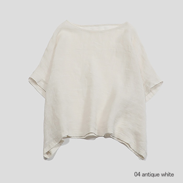 e231t210) / evam eva (エヴァムエヴァ) /linen pullover(リネンプル