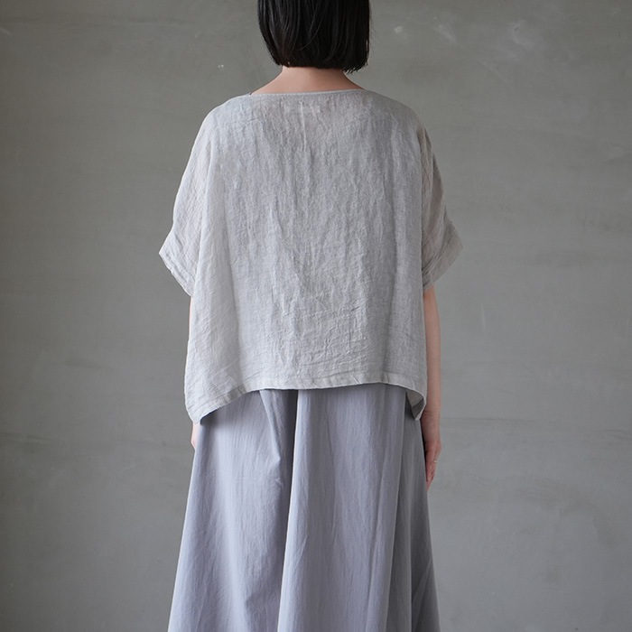 e231t210) / evam eva (エヴァムエヴァ) /linen pullover(リネンプル