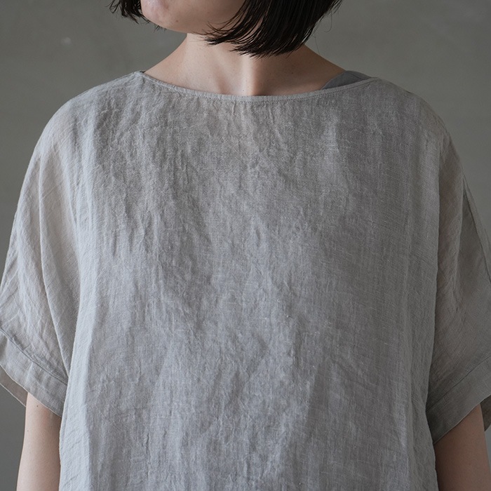 e231t210) / evam eva (エヴァムエヴァ) /linen pullover(リネン