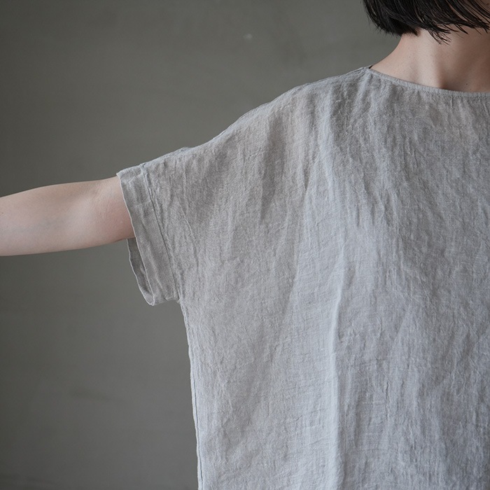 e231t210) / evam eva (エヴァムエヴァ) /linen pullover(リネン