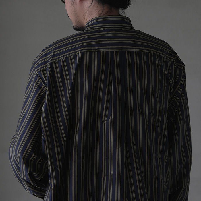 km24a-024ny）/ KANEMASA(カネマサ) / 46G Atmosphere Stripe Shirt