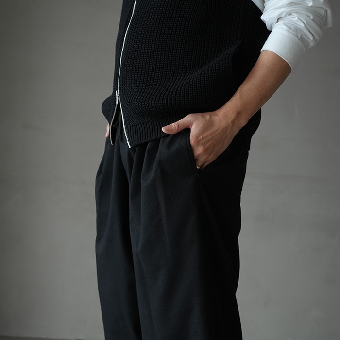 ヨーコサカモト　YS ブラックワイドパンツ ヨーコサカモト YS ブラックワイドパンツ