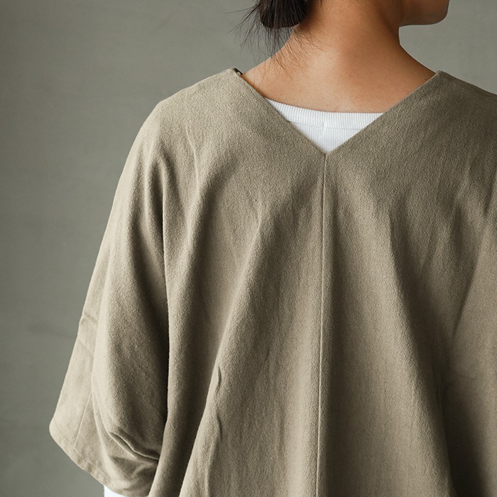 e253t113) / evam eva (エヴァムエヴァ) / cotton one-piece(コットン